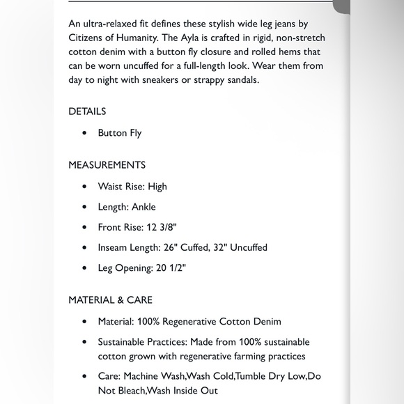 Citizens Of Humanity Ayla Cuff - Picture 7 of 7